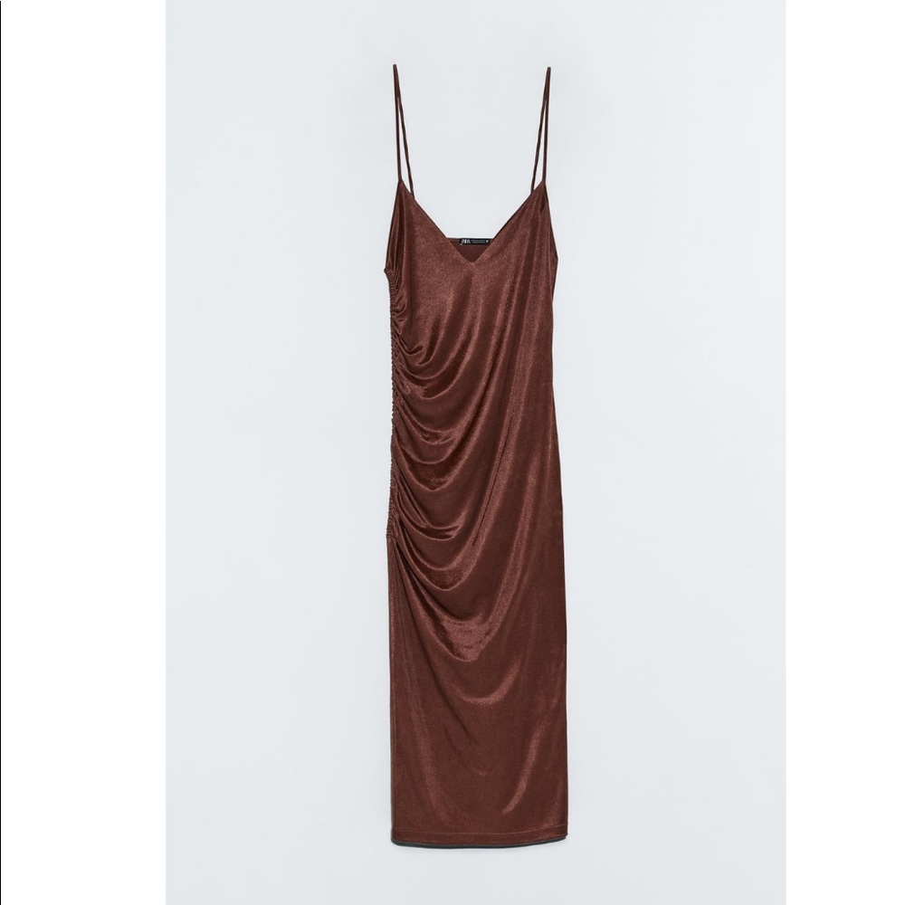 ZARA satin dress - Picture 3 of 4